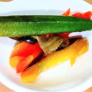 夏野菜の揚げ浸し♩簡単作り置き